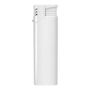 228519-EC Upaljač elektronski ATOMIC F2 TURBO (brener) punjiv sjajni bijeli