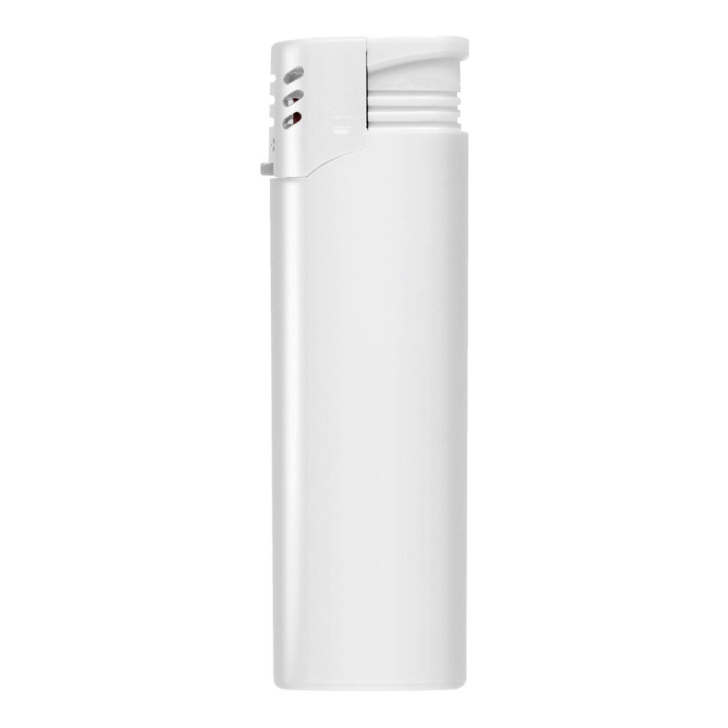 228519-EC Upaljač elektronski ATOMIC F2 TURBO (brener) punjiv sjajni bijeli