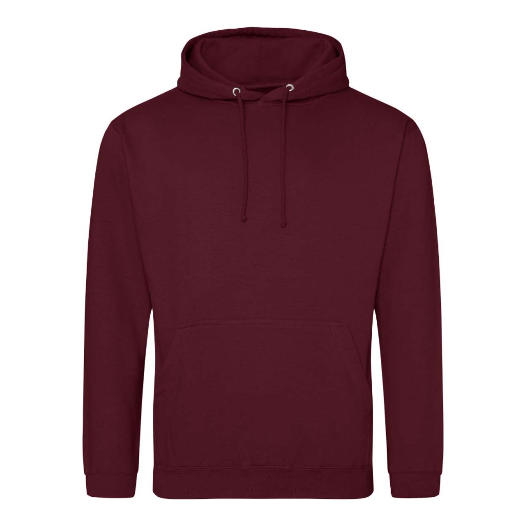 AWJH001BGY-L Majica s kapuljačom JUST HOODS AWDis 280g. bordo (burgundy) L