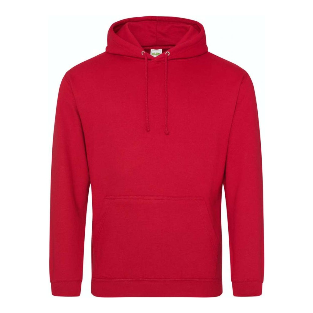 Majica s kapuljačom JUST HOODS AWDis 280g. crvena (fire) XS