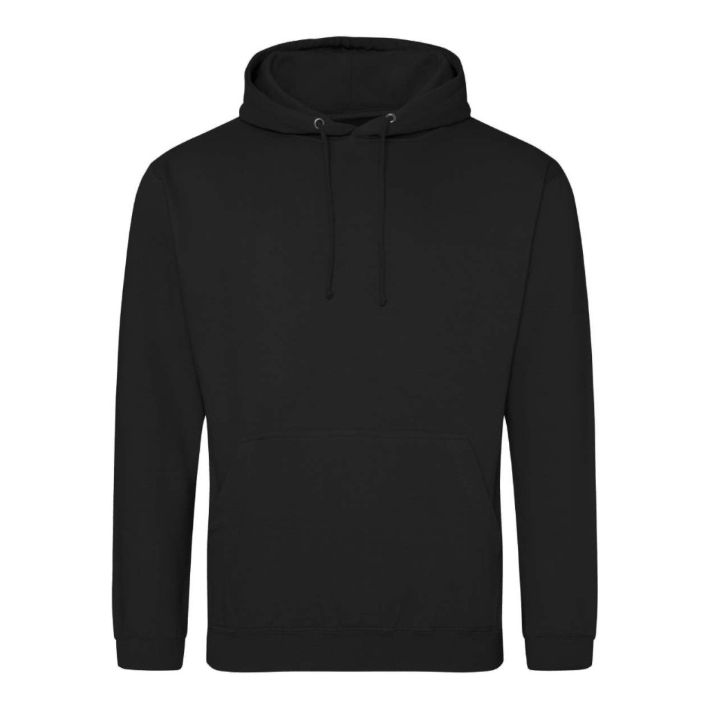 Majica s kapuljačom JUST HOODS AWDis 280g. crna (jet) 5XL