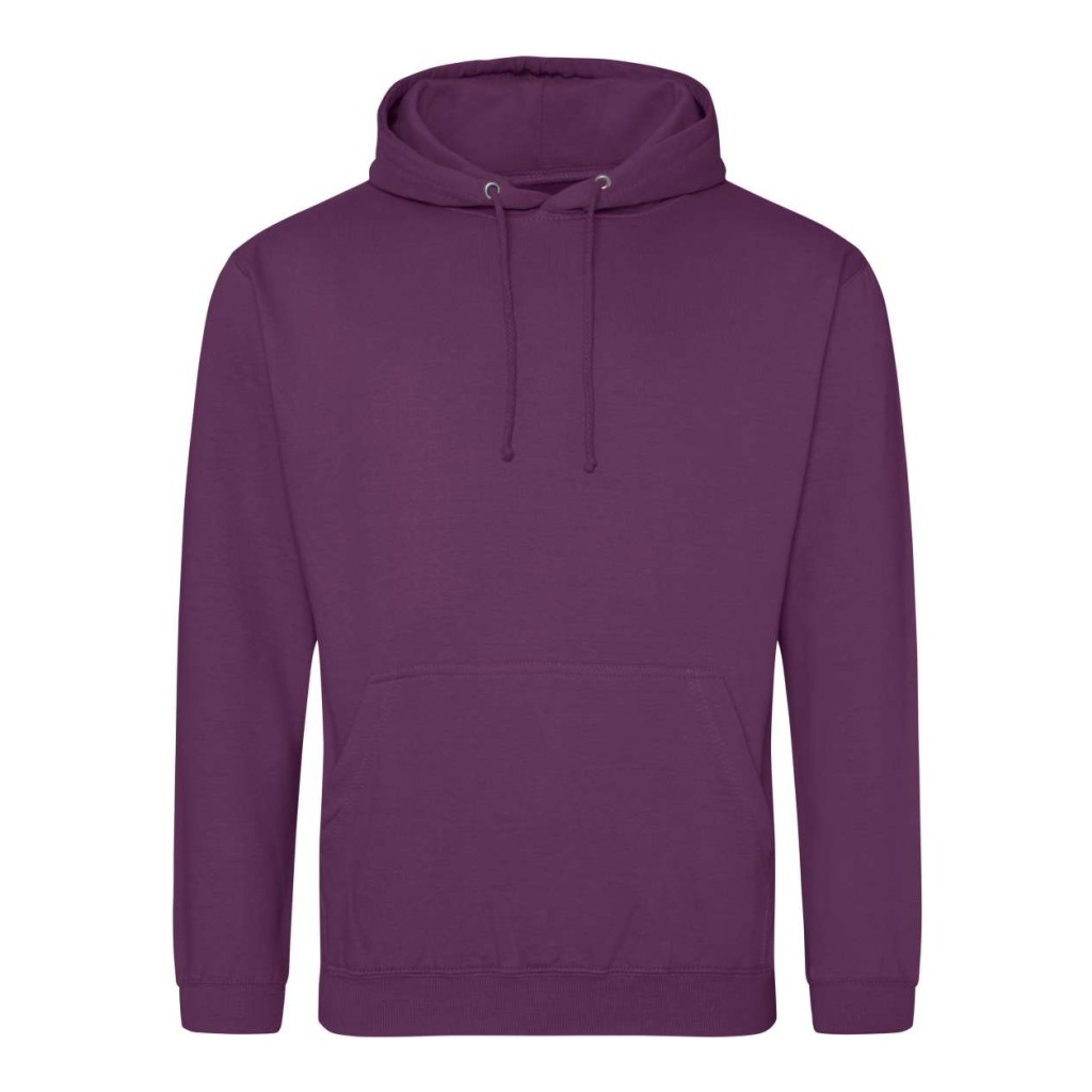 Majica s kapuljačom JUST HOODS AWDis 280g. bordo (plum) 3XL