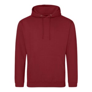 Majica s kapuljačom JUST HOODS AWDis 280g. crvena (hot chilli) 2XL
