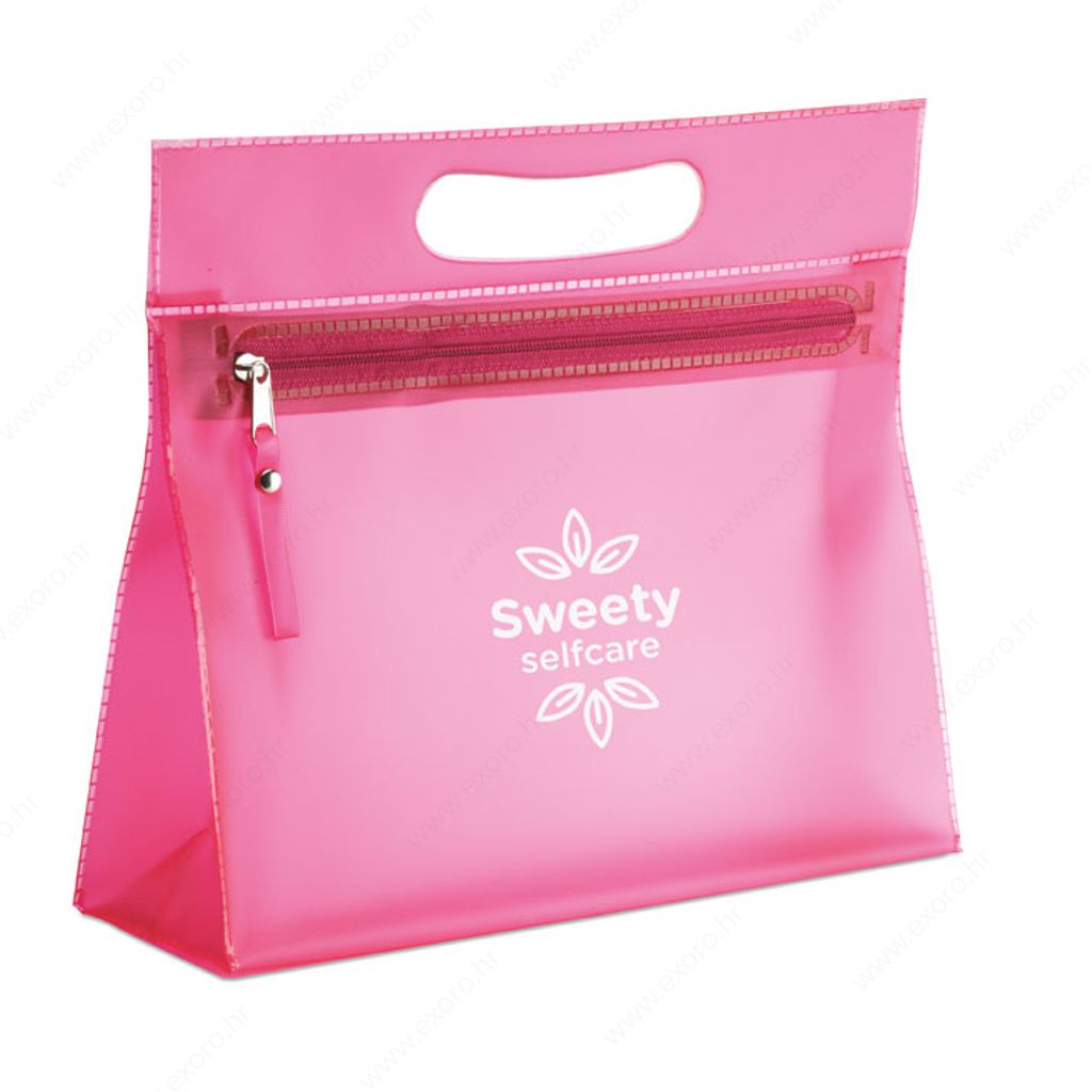 IT2558-38 Torbica za kozmetiku MOONLIGHT plastična, fuchsia