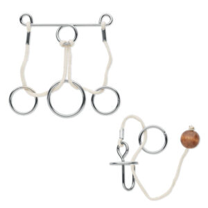 MO2075-14 Igra CONNECTION set od 2 metalne mozgalice, srebrna