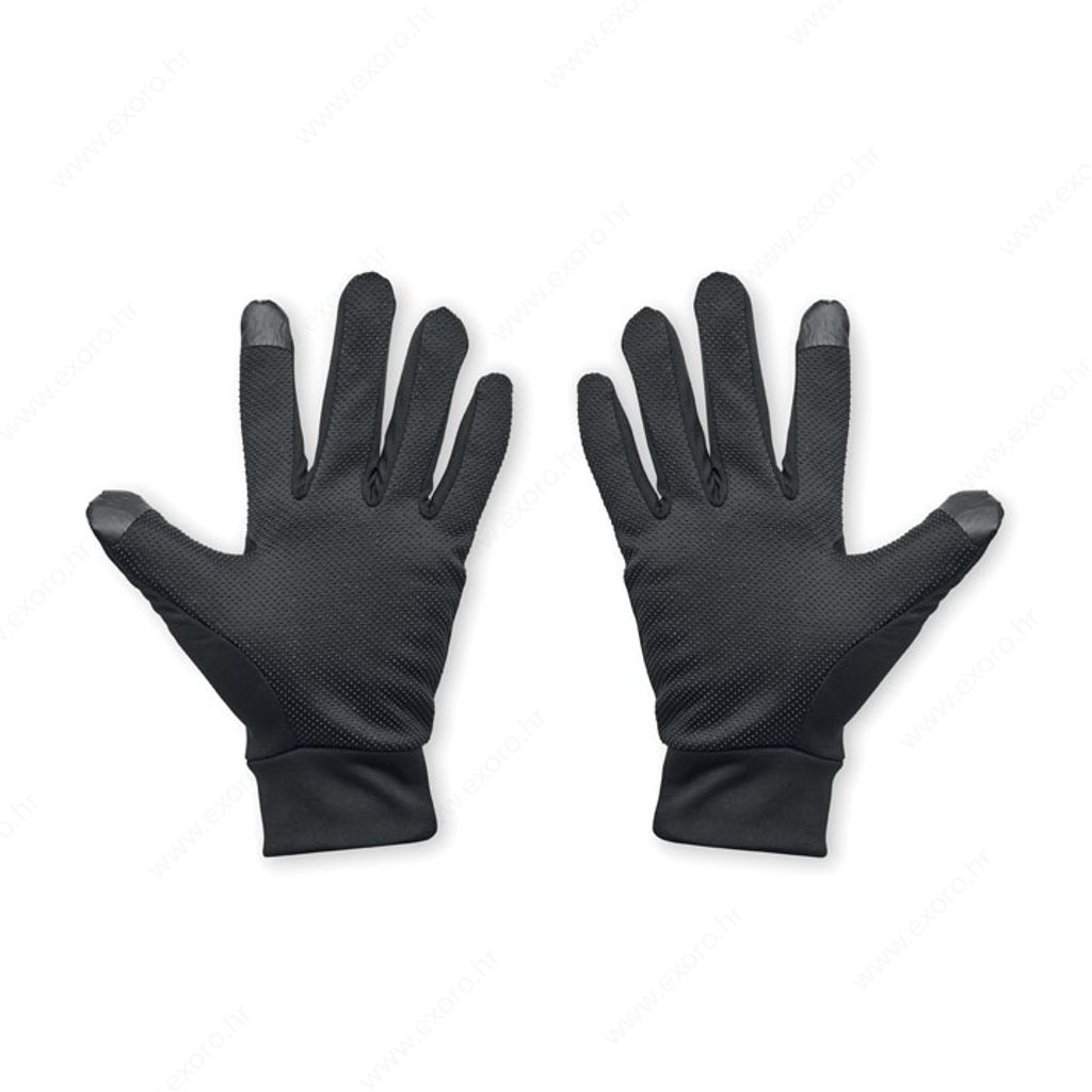 MO2076-03 Rukavice zimske za mobitel LESPORT crne
