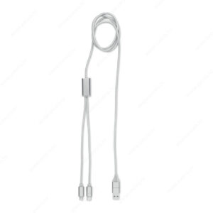 MO2081-14 Kabel za punjenje CABLONG 2u1, srebrni