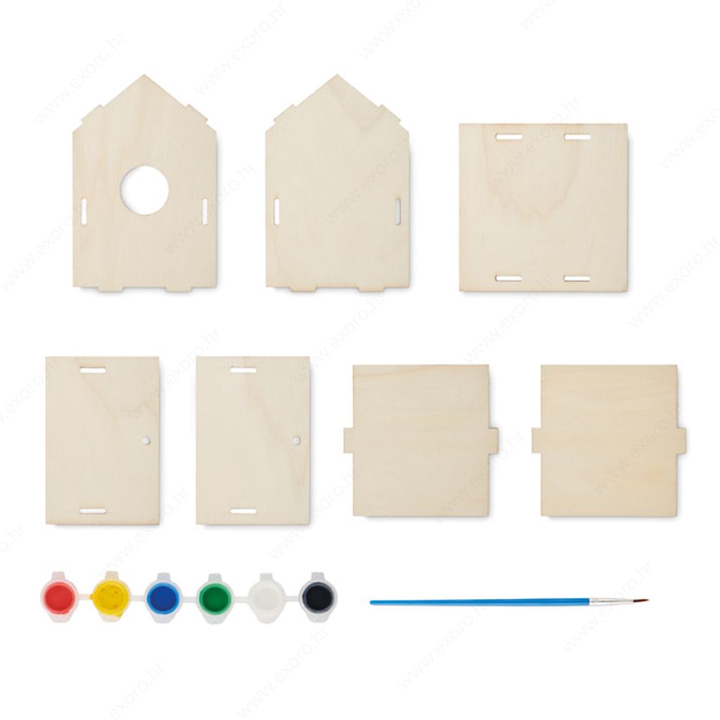 MO2130-40 Kućica za ptice DIY PAINTHOUSE drvena
