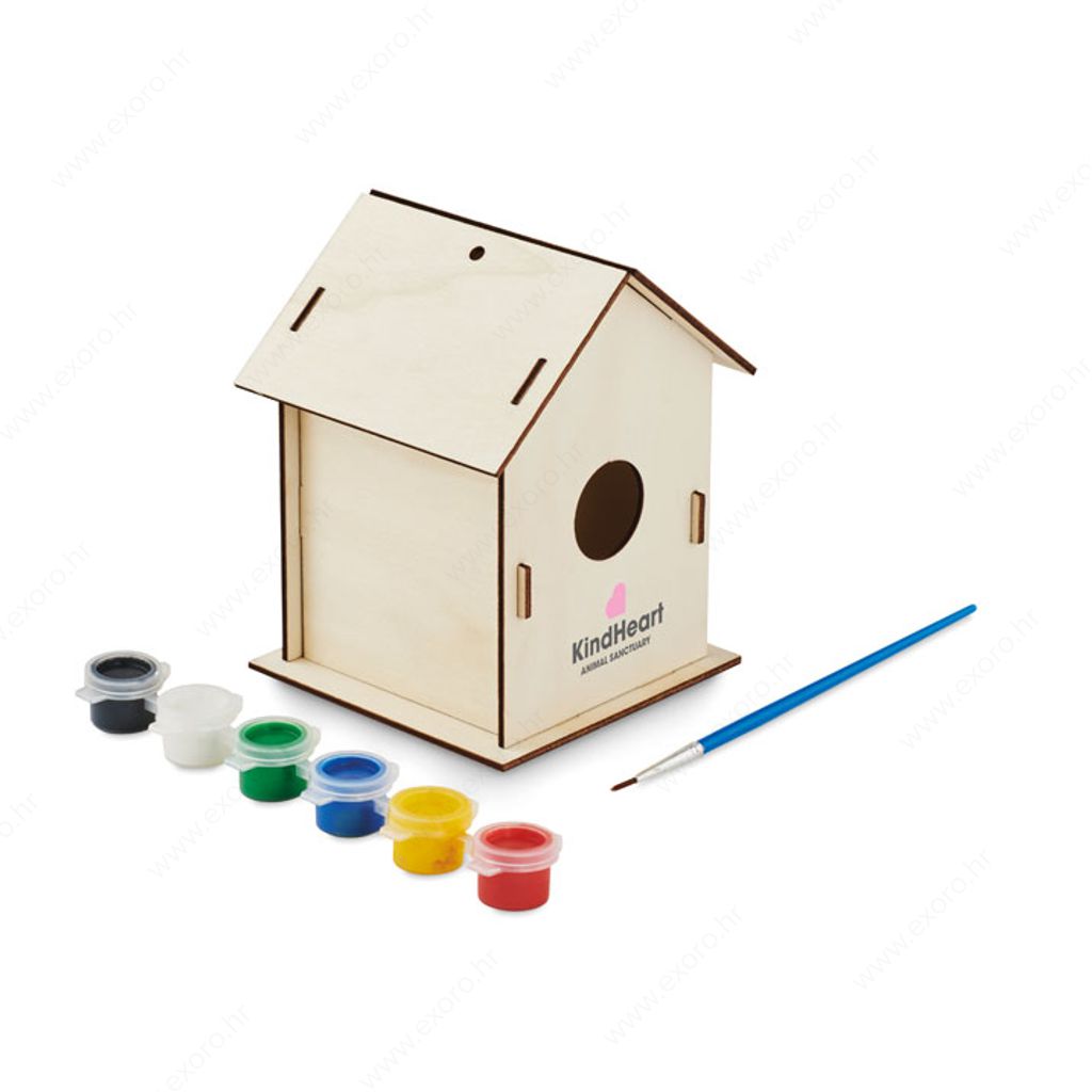 MO2130-40 Kućica za ptice DIY PAINTHOUSE drvena