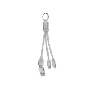 MO2141-14 Kabel za punjenje BLUE 2u1, srebrni