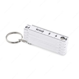 MO2238-06 Metar privjesak za ključeve FUSTER  50cm, sklopivi, bijeli