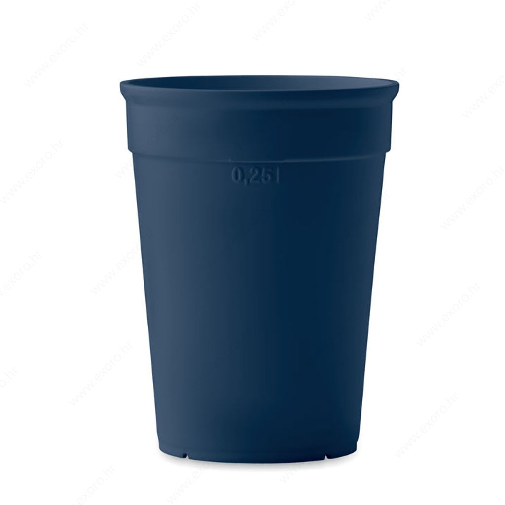 MO2256-85 Čaša AWAYCUP plastična, 250ml, tamno plava
