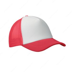 MO2269-35 Kapa šilt BUBBLE bijelo/crvena