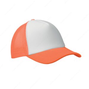MO2269-71 Kapa šilt BUBBLE bijelo/narančasta