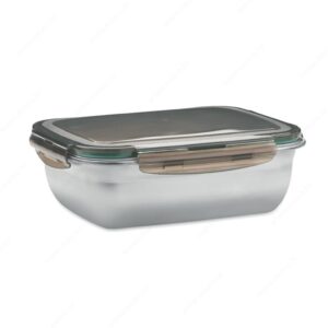 MO2344-27 Posuda za hranu LOX PLUS metalna, 1500ml, prozirno siva