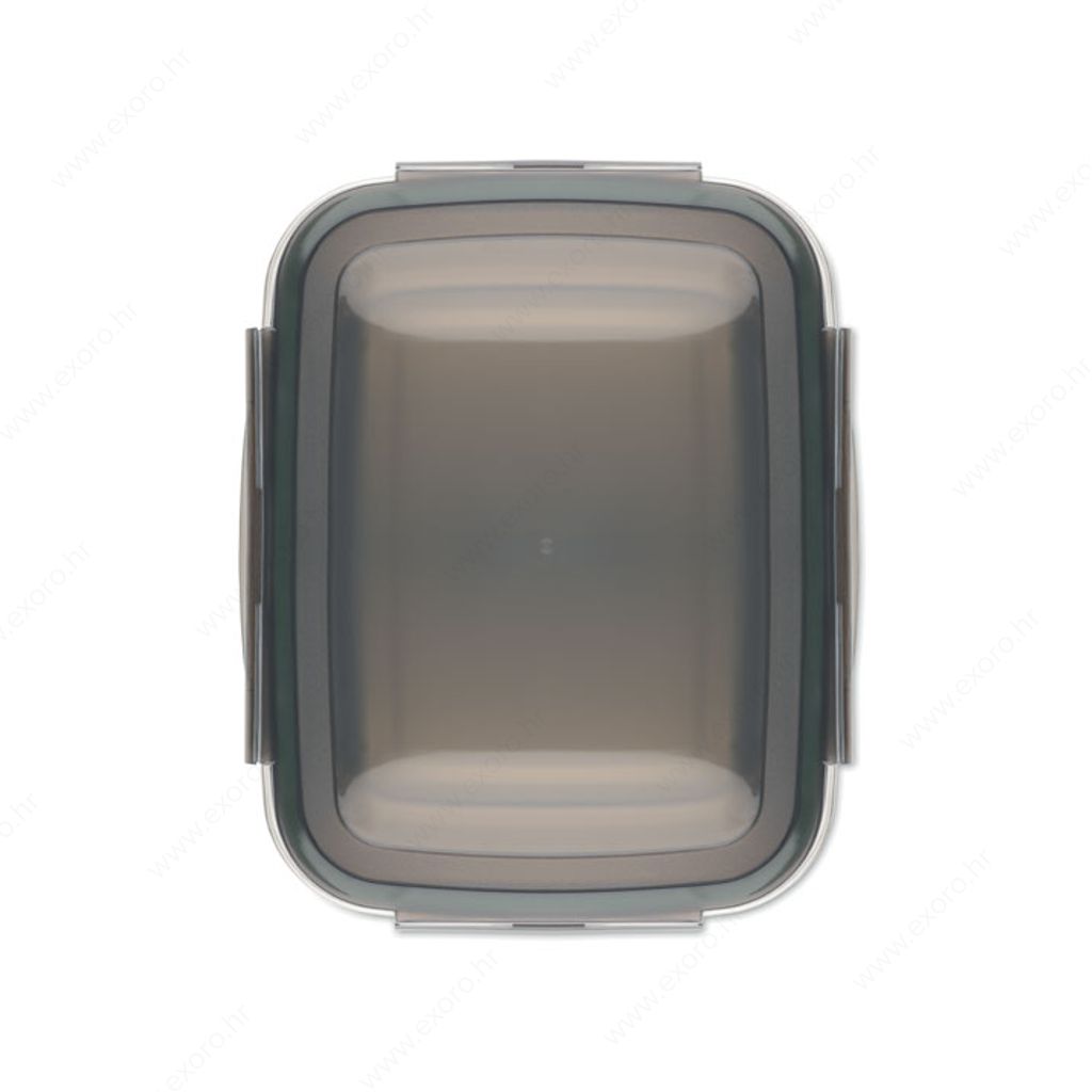 MO2344-27 Posuda za hranu LOX PLUS metalna, 1500ml, prozirno siva