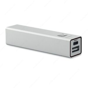 MO2374-16 Punjač prijenosni POWERALUC 2600mAh, mat srebrni