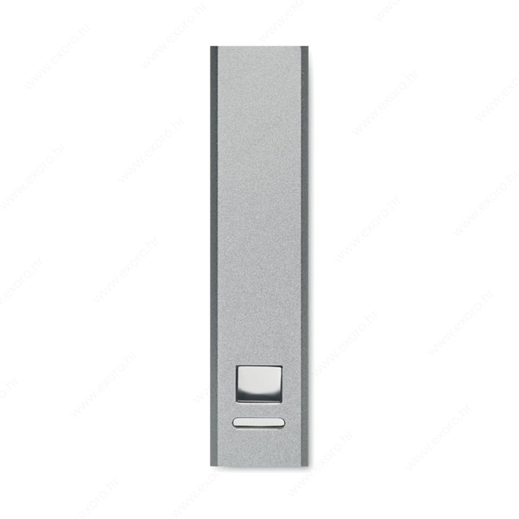 MO2374-16 Punjač prijenosni POWERALUC 2600mAh, mat srebrni