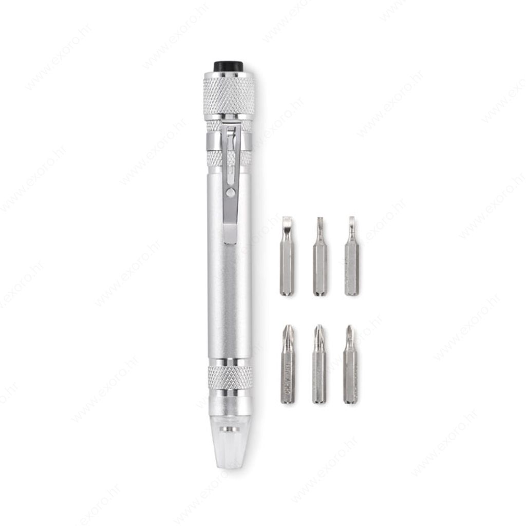 MO2498-14 Alat multifunkionalni sa svjetiljkom TUBULAR sivi