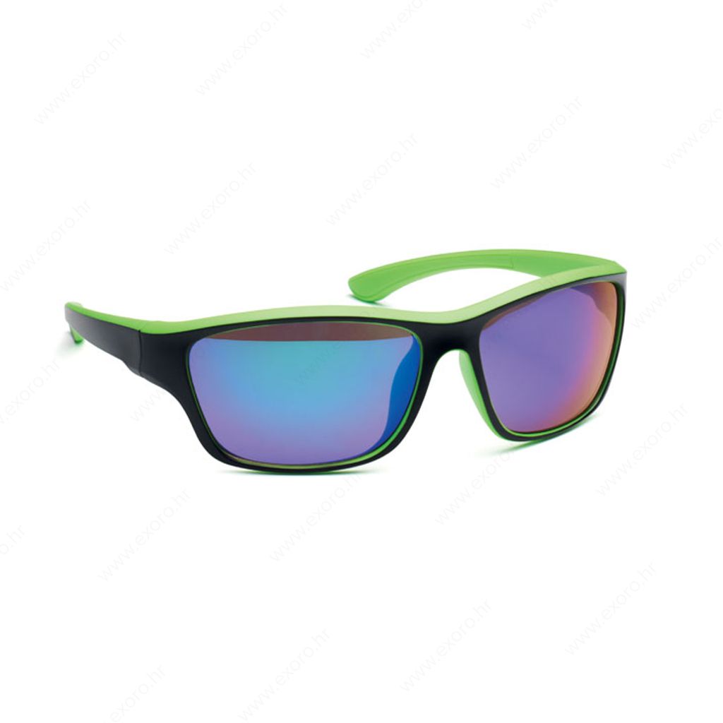 MO2545-48 Sunčane naočale YUMA sportske sa zrcalnim staklima, lime