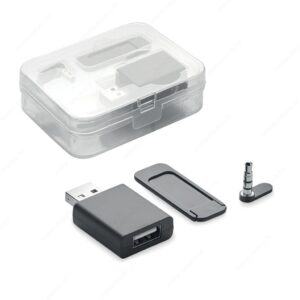 MO6171-03 Blokator podataka web kamere i zvuka BLOCKER SET crni