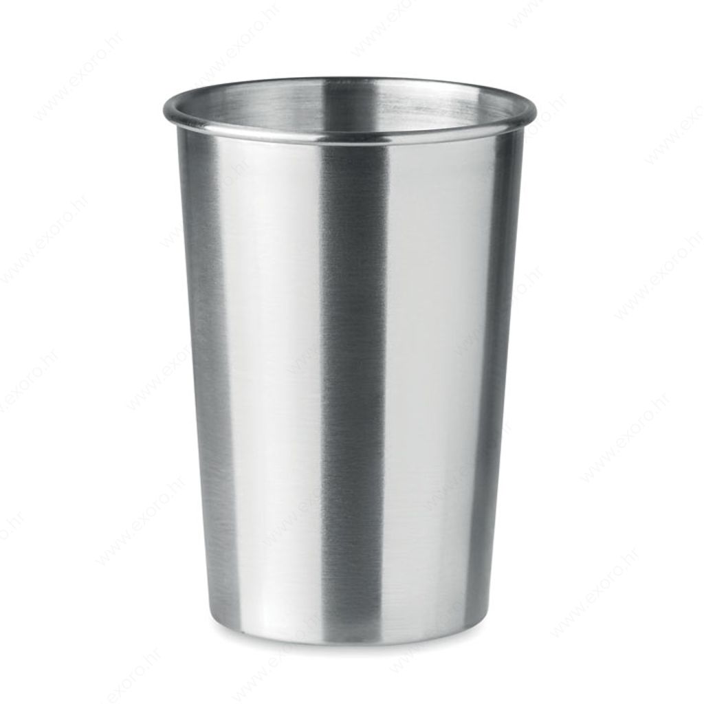 MO6362-16 Čaša BONGO metalna, 350ml, mat srebrna