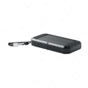 Punjač prijenosni POWEREIGHT solarni, 8000mAh, crni