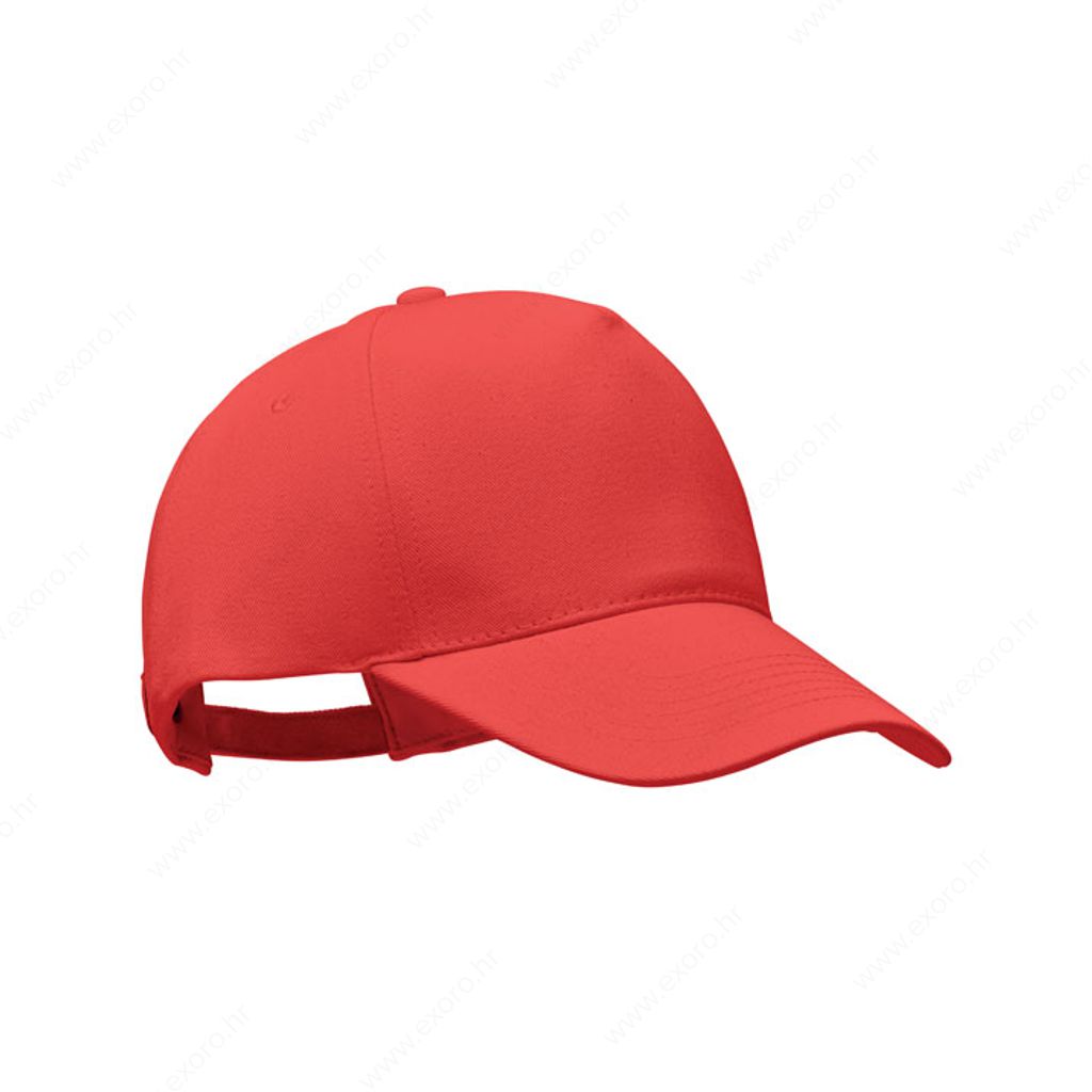 MO6432-05 Kapa šilt BICCA CAP metalna kopča crvena