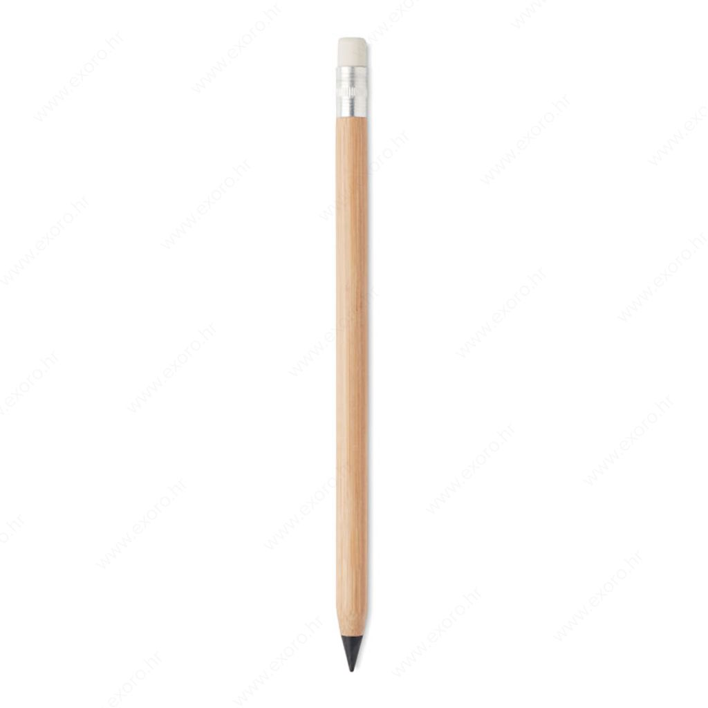 Olovka grafitna INKLESS PLUS, bambus, s gumicom