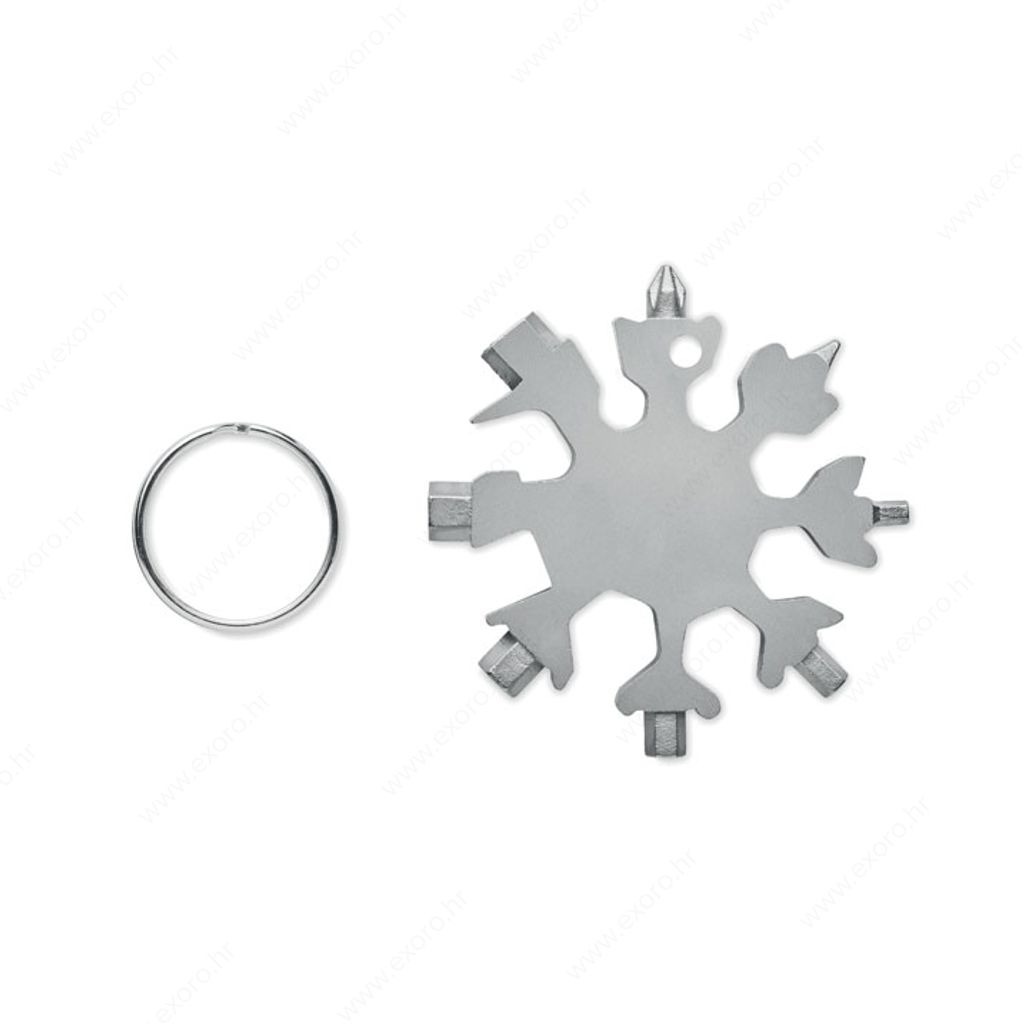 Alat multifunkcionalni FLOQUET oblik pahuljice, metalni