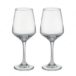 MO6643-22 Čaša CHEERS staklena, 400ml, prozirna pk2