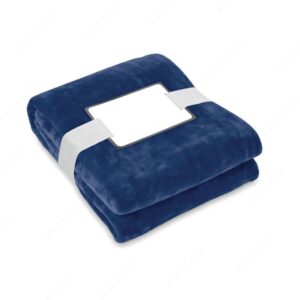 Deka flannel fleece LOGAN plava