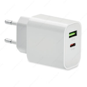 MO6879-06 Adapter PORT 2-polni, 18W, bijeli