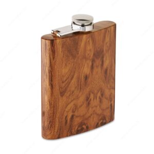 Pljoska NAMIB FLASK 190ml, boja drveta