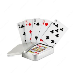 Karte za poker AMIGO u metalnoj kutiji