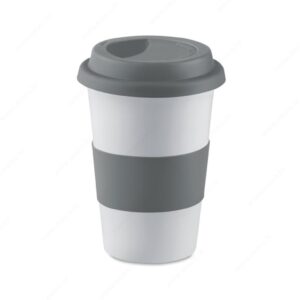 Šalica TRIBECA keramička, 400ml, siva