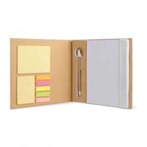 Notes QUINCY + olovka kemijska EO + zastavice + blok natron/bijeli