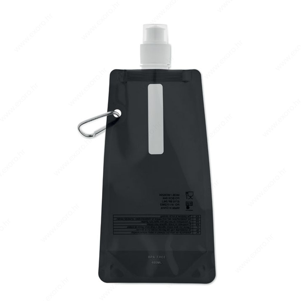 MO8294-03 Boca GATES plastična, savitljiva, 480ml, crna