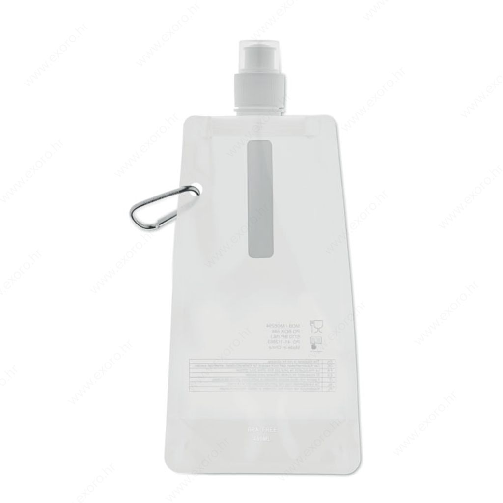 Boca GATES plastična, savitljiva, 480ml, bijela