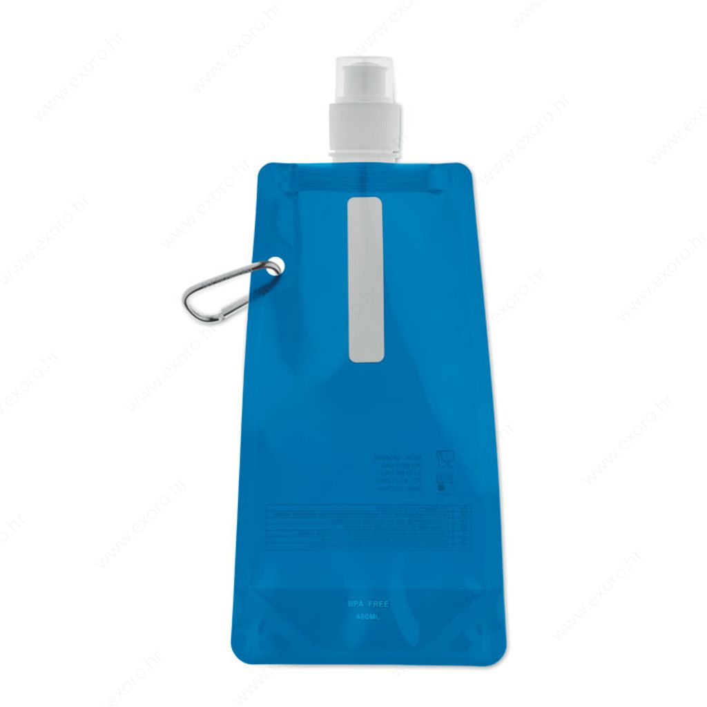 Boca GATES plastična, savitljiva, 480ml, plava