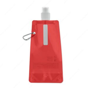 Boca GATES plastična, savitljiva, 480ml, crvena