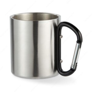 Šalica TRUMBO metalna, 220ml, crna
