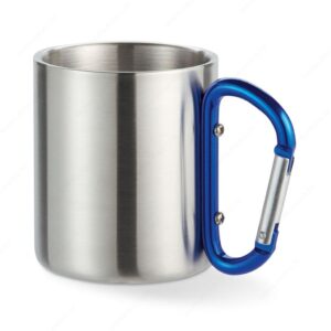 Šalica TRUMBO metalna, 220ml, plava