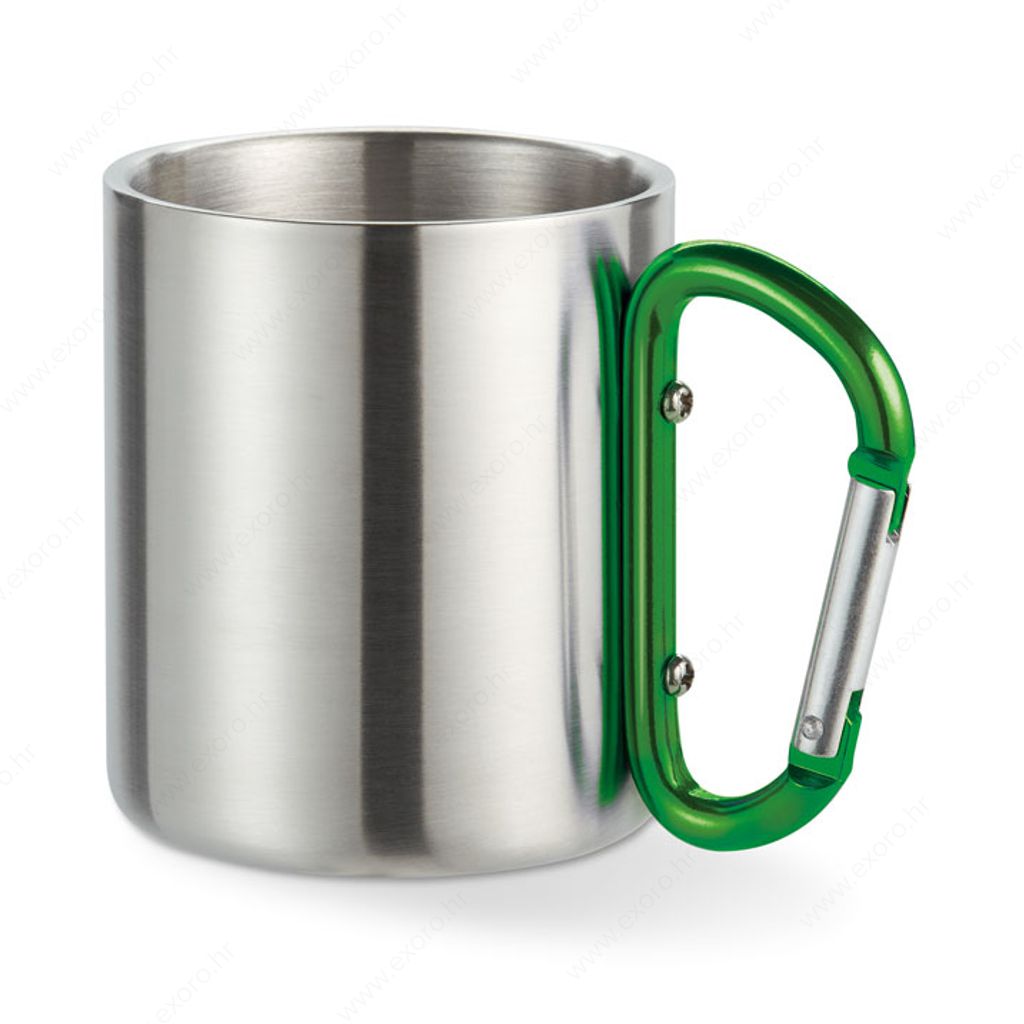 Šalica TRUMBO metalna, 220ml, zelena