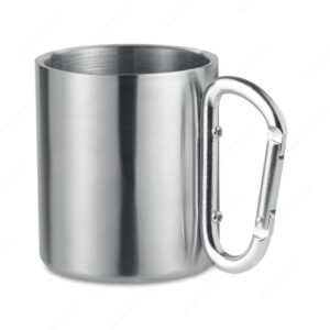 Šalica TRUMBO metalna, 220ml, srebrna