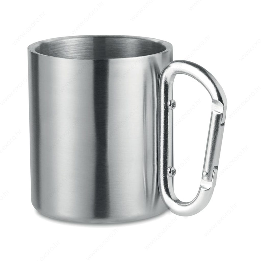 Šalica TRUMBO metalna, 220ml, srebrna