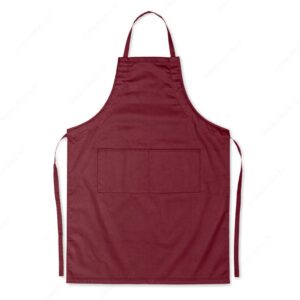 MO8441-02 Pregača kuhinjska FITTED KITAB 190g., poliester 90%, 10% pamuk, bordo