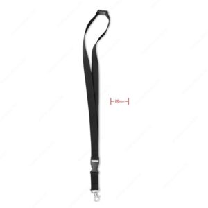 MO8595-03 Konop-akreditiv LANY 2x56cm, crni