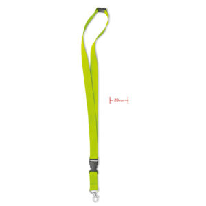 Konop-akreditiv LANY 2x56cm limeta zeleni