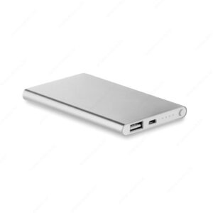 Punjač prijenosni POWERFLAT 4000mAh, srebrni